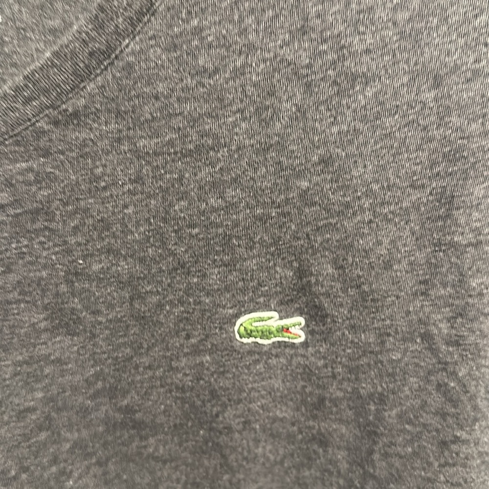 Lacoste Grey Tee - Picture 2 of 3